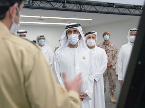 Photos: Sheikh Mohammed visits Expo 2020 Dubai operation room
