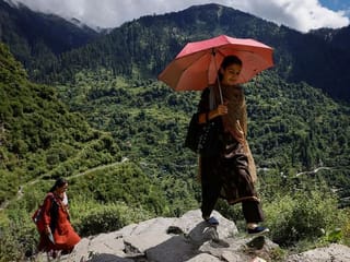 Photos: Doctors scale rockslides, invoke gods to vaccinate Himalayan villages 