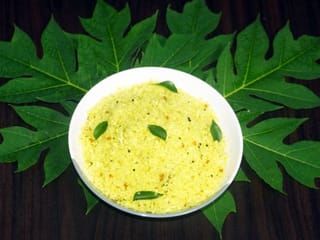 This recipe for papaya stir fry thoran or omakka thoran from Kerala is the perfect match for hot, steamed rice