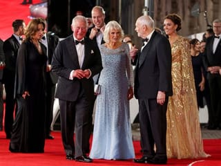 Photos: UK royals join cast of new Bond film 'No Time To Die' for glitzy London premiere
