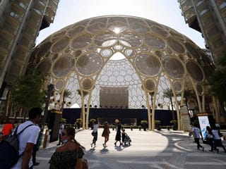 Day 1 of Expo 2020 Dubai: UAE, Italy, Czech pavilions open, visitors at Al Wasl plaza, wandering robots