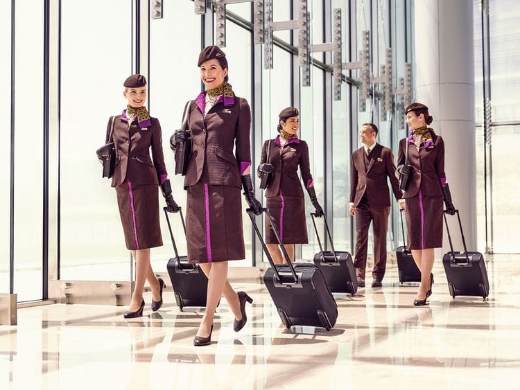 Stock - Etihad cabin crew
