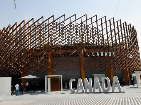 The Canada Pavilion at Expo 2020 Dubai.