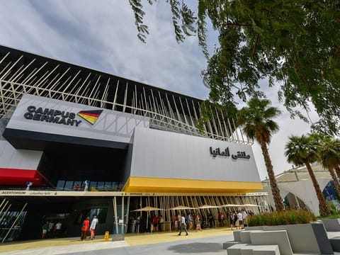 The Germany pavilion at the Expo 2020 Dubai.