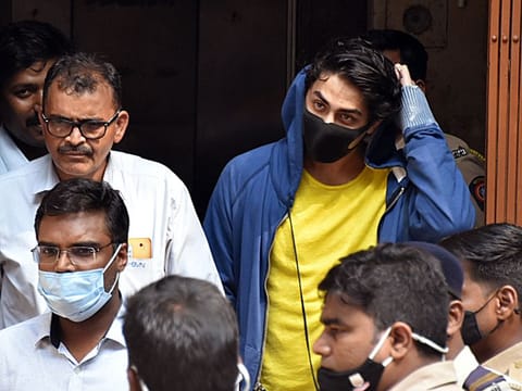 Bollywood actor Shah Rukh Khan's son Aryan Khan along with other accused leaves NCB office 