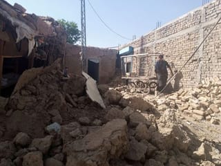 In pictures: Strong earthquake strikes Pakistan