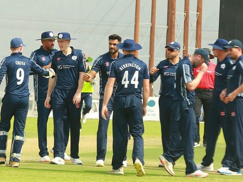 Scotland pulled off a big coup when they topped the group ahead of Bangladesh to qualify for the Super-12 stage of the tournament.