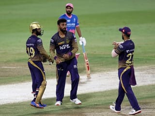 In Pictures: IPL 2021 in UAE - Kolkata Knight Riders thrash Rajasthan Royals by 86 runs in Sharjah