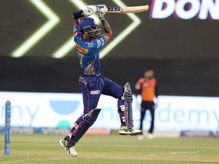 In Pictures: IPL 2021 in UAE - Mumbai Indians hit 235 runs and beat Sunrisers Hyderabad but miss out on play-offs