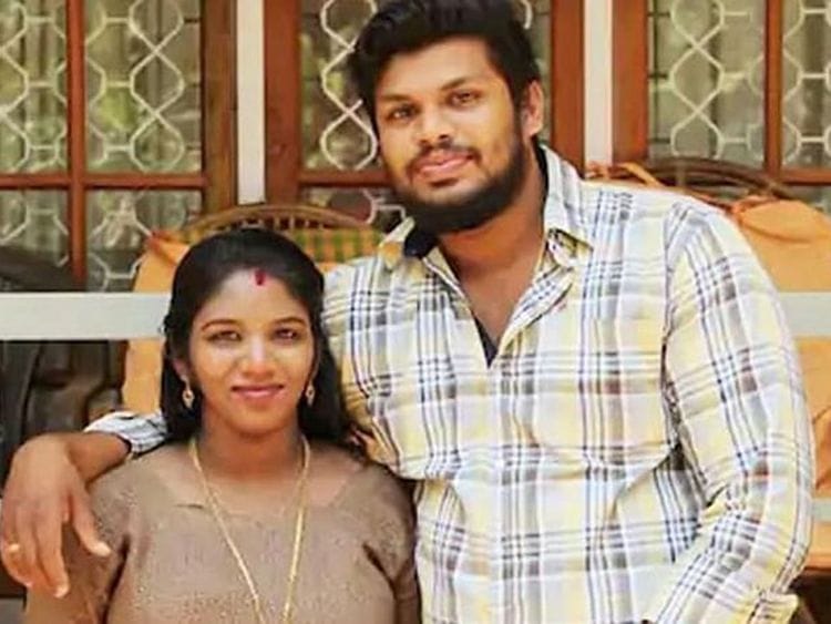 UTHRA AND HUSBAND- SUPPLIED