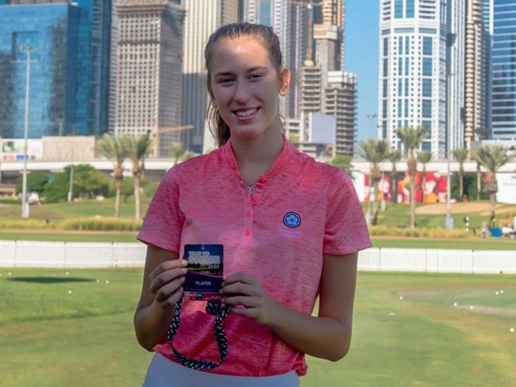 Dubai-based amateur Chiara Noja