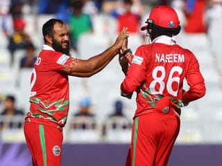 LOOK: Oman thrash PNG by 10 wickets in T20 World Cup opener