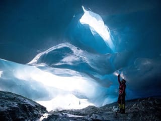 Photos: Alien world under Austria's doomed glaciers tells tale of their collapse