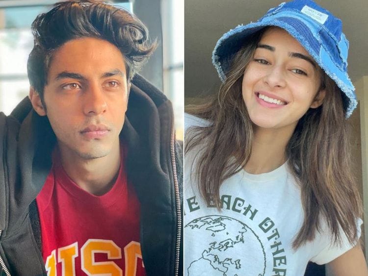 Aryan Khan and Ananya Panday