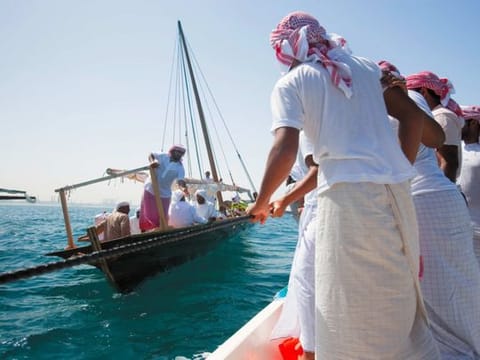 Dhow racing is a practice deeply rooted in Emirati tradition. 