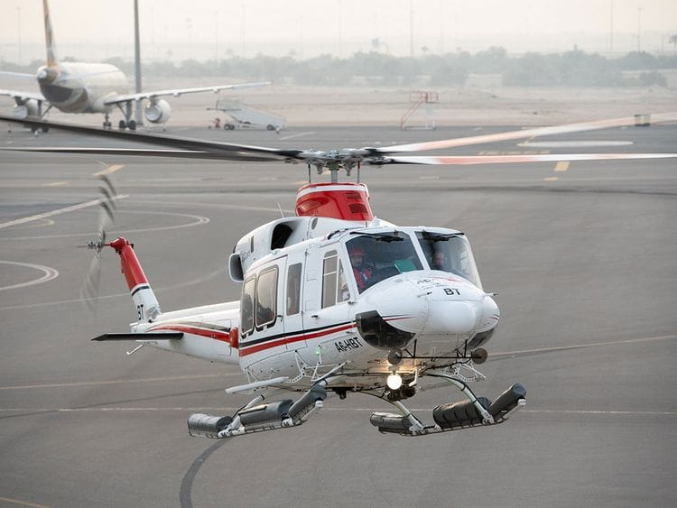 Abu Dhabi Aviation plays key safety role in Abu Dhabi Desert Challenge 
