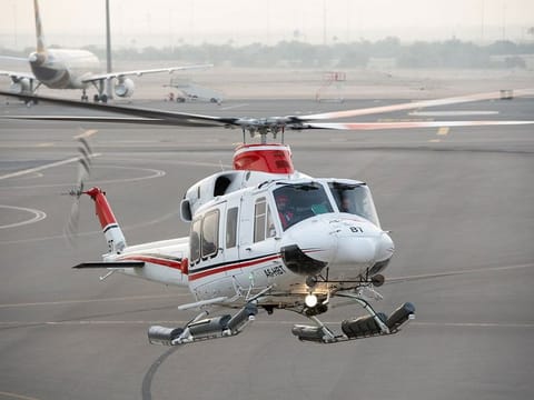 Abu Dhabi Aviation plays key safety role in Abu Dhabi Desert Challenge 