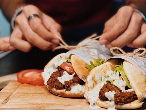 A shawarma that is vegan, try this recipe...