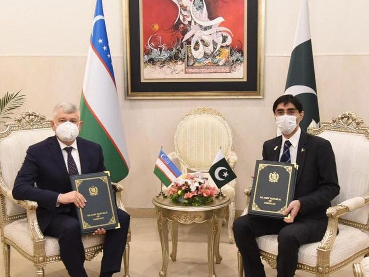Pakistan’s National Security Advisor and his Uzbekistan counterpart Lt. Gen. Victor Makhmudov signed the protocol to establish joint security commission at a ceremony held in Islamabad on November 2, 2021. 