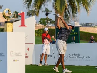 WATCH: UAE's No.1 golfer Ahmad Skaik analyses his brilliant first round at the Asia-Pacific Amateur Championship