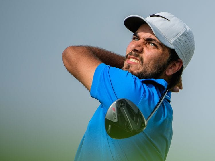 Skaik in action at Dubai Creek Golf & Yacht Club