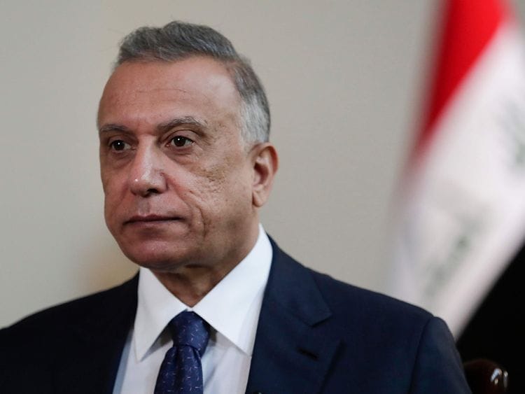 Iraqi Prime Minister Mustafa al-Kadhimi 