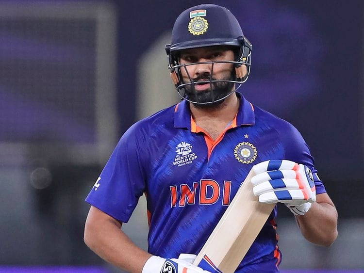India's Rohit Sharma scored a half-century against Namibia 