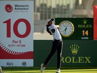 Natalii Gupta flying the flag for the UAE at Women’s Amateur Asia-Pacific Championship
