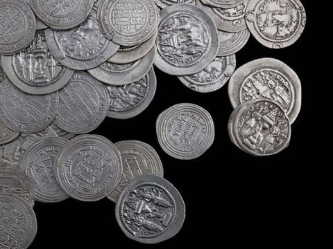 The set of more 2,861 coins, dating back to the reign of King Shapur II (309-379 AD) and until the governance of Abbasid Caliph Al Ma’mun (813-833 AD), has been conserved for two years. Picture for illustrative purposes only.