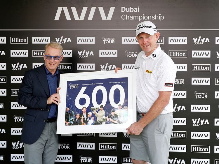 Stephen Gallacher becomes just the 14th player to reach the milestone