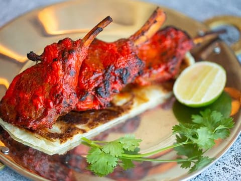 Khyber's tandoori lamb chops 
