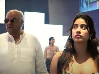 Watch: Bollywood celebrities Janhvi and Boney Kapoor visit Expo 2020 Dubai