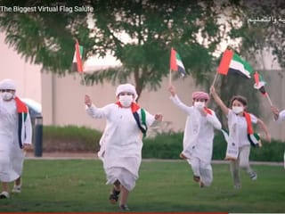 Watch: UAE Ministry of Education sets world record with 4,902 live viewers of Flag Day video