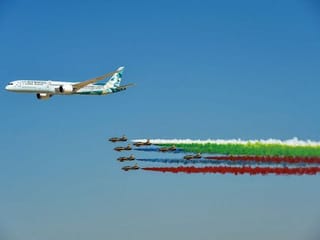 Dubai Airshow 2021: Aerobatic teams paint the skies, wow spectators