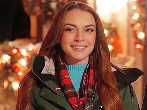 Lindsay Lohan in 'Falling for Christmas'