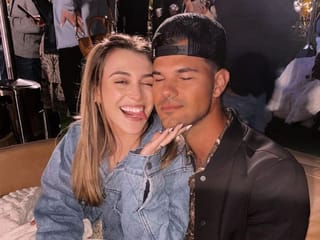 Taylor Lautner with Tay Dome