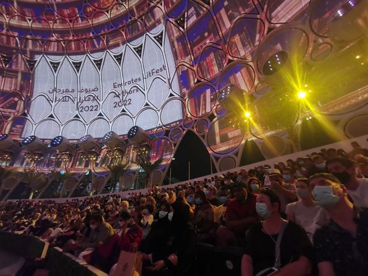 Emirates Airline Festival of Literature author reveal at Expo 2020 Dubai on Wednesday, November 17, 2021