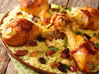 Chicken berry biryani - a sweet and spicy recipe