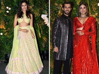 Bollywood star friends Alia Bhatt, Vaani Kapoor celebrate at Anuskha Ranjan-Aditya Seal's sangeet