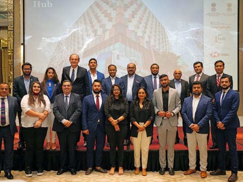 Delegates and participants at the Elevate III pitching session at Taj Hotel Dubai on November 28.