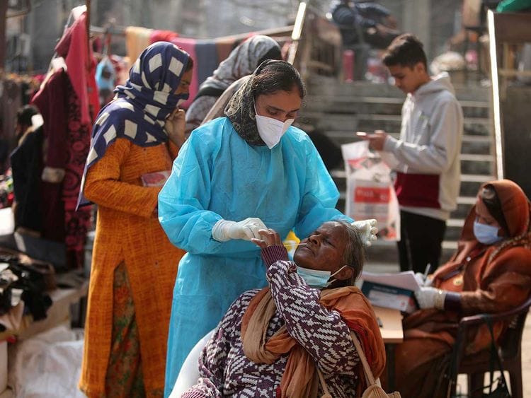india covid swab
