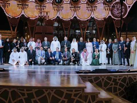 The Arab Journalism Award winners.