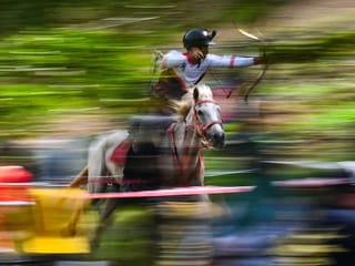 LOOK - Horseback archery: Malaysians take a shot at ancient pastime   