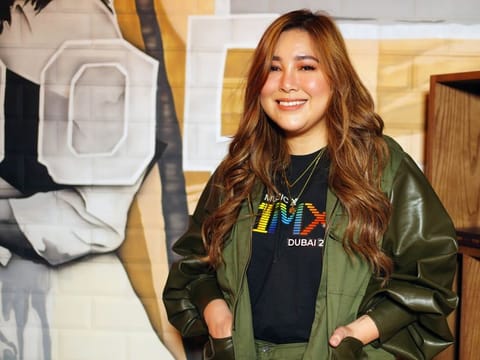 Filipino celebrity Moira Dela Torre at the One Music X Press Conference on 1st December, 2021.