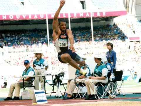 Paralympian John Register at the 2000 Paralympic Games in Sydney, Australia