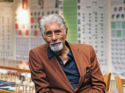 Veteran businessman and cricket aficionado Shyam Bhatia showcases his memorabilia and collectibles at his cricket museum in Dubai. 