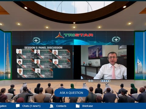 Chris Peters hosting the 2nd Safety at Sea Conference in December 2020, which was conducted virtually due to the pandemic