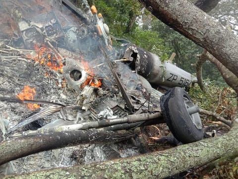A military chopper crashed in Tamil Nadu - Chief of Defence Staff General Bipin Rawat, was among those in the chopper.