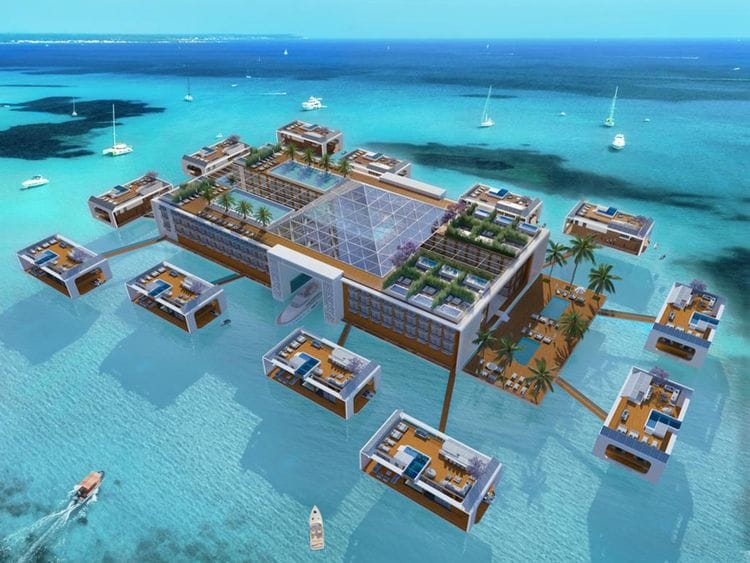 Stock - Kempinski Floating Palace