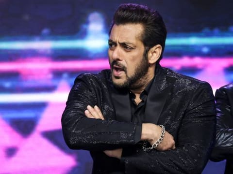 Bollywood star Salman Khan performs during Riyadh Season in Riyadh, Saudi Arabia with his 'Da-Bangg' tour in December 2020